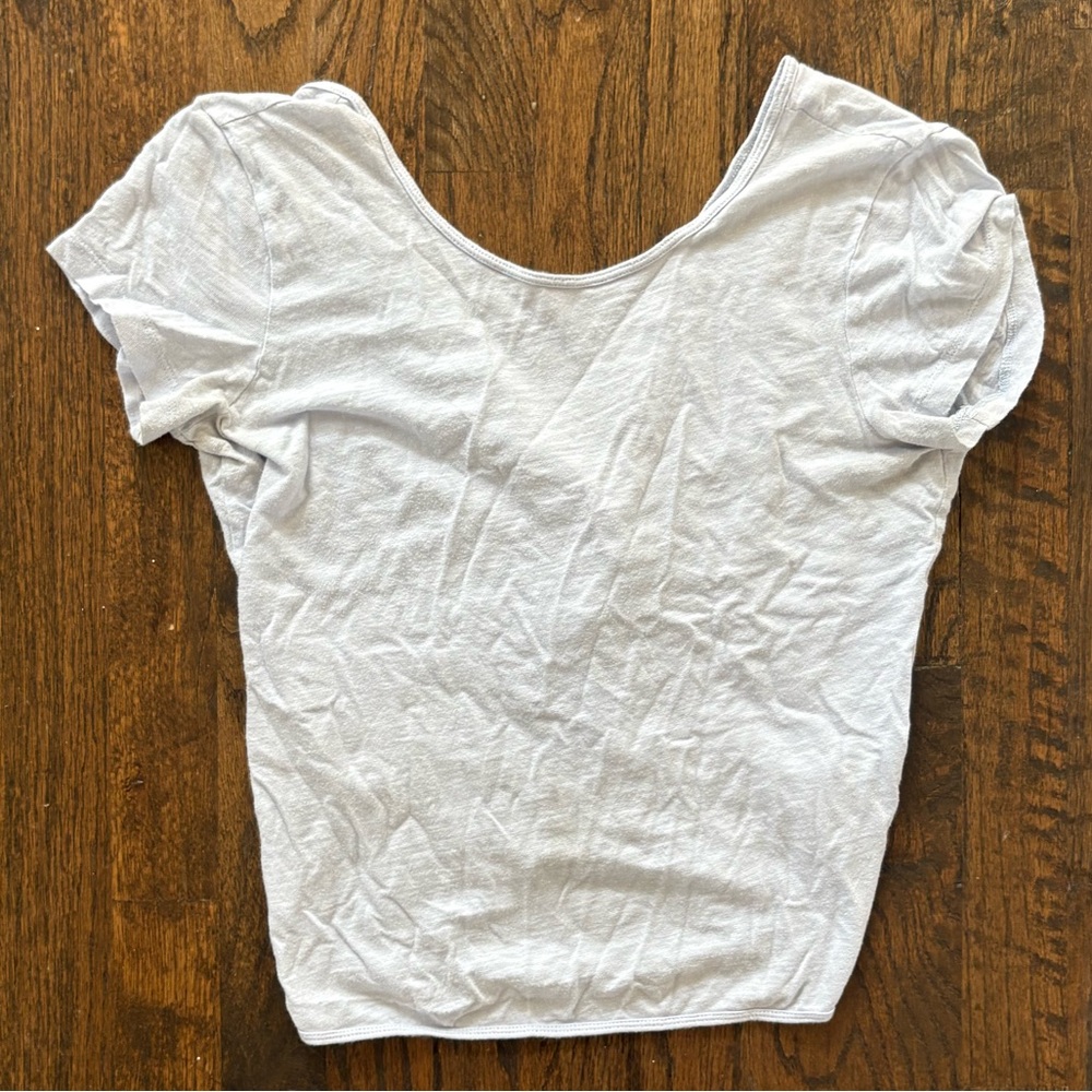 Abercrombie & Fitch Light Gray Tee